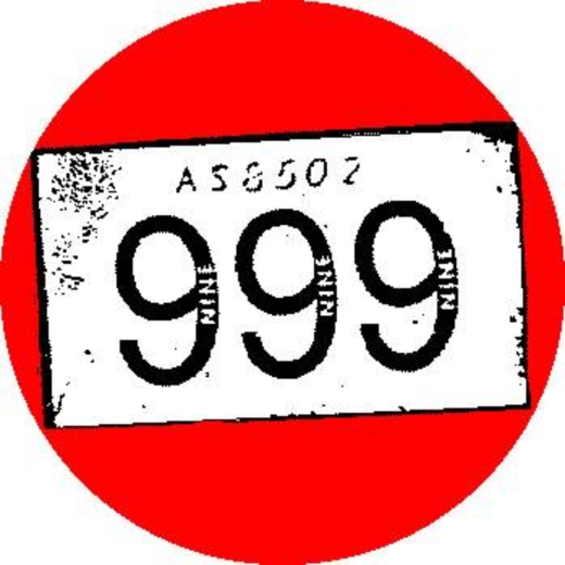 999 Motiv 1 Anstecker mit Sicherheitsnadel Ø 25 mm