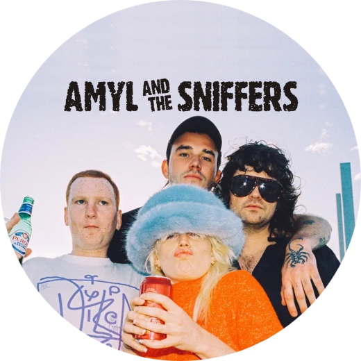 Amyl And The Sniffers Motiv 2 Anstecker mit Sicherheitsnadel Ø 25mm