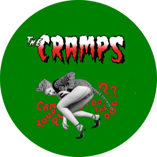Cramps, The Motiv 4 Anstecker mit Sicherheitsnadel Ø 25 mm
