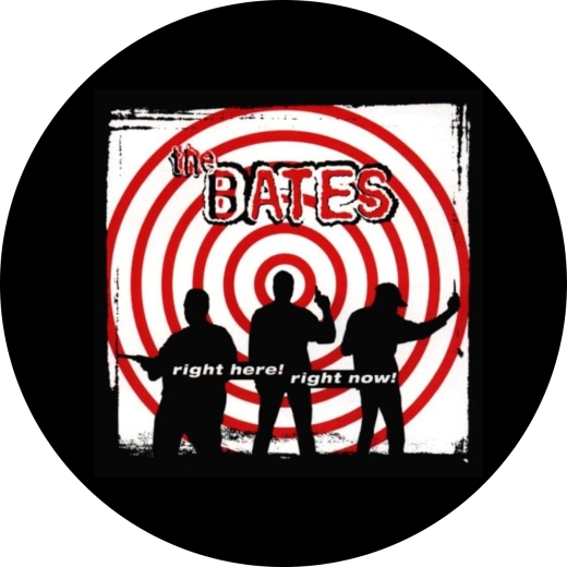 Bates, The Bates Motiv 4 Anstecker mit Sicherheitsnadel Ø 25mm