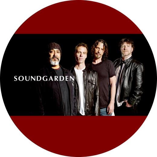 Soundgarden Motiv 1 Anstecker mit Sicherheitsnadel Ø 25mm