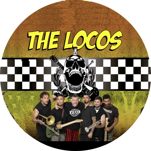 Locos, The Locos Motiv 2 Anstecker mit Sicherheitsnadel Ø 25mm