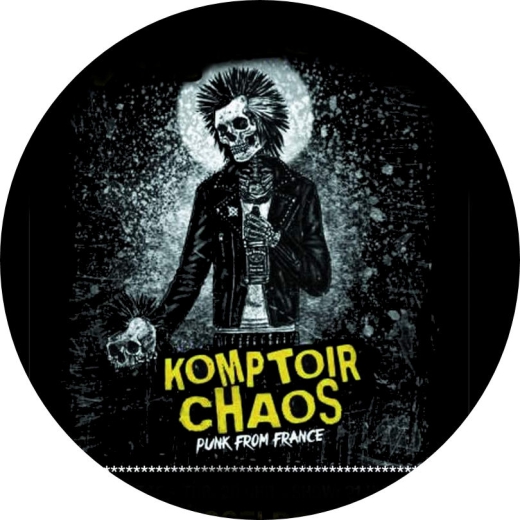 Komptoir Chaos Motiv 3 Anstecker mit Sicherheitsnadel Ø 25mm