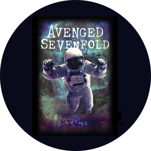 Avenged Sevenfolds Motiv 1 Anstecker mit Sicherheitsnadel Ø 25mm