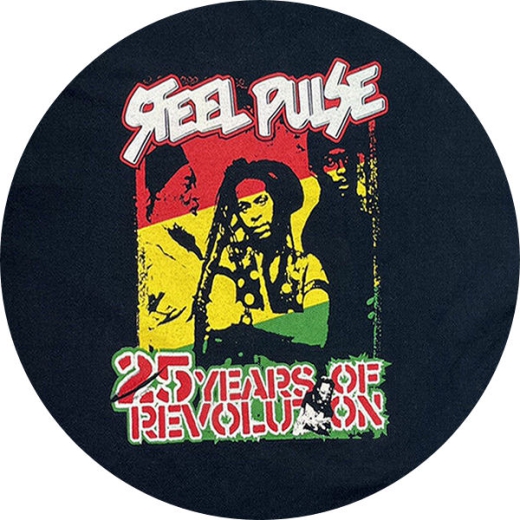 Steel Pulse Motiv 4 Anstecker mit Sicherheitsnadel Ø 25mm