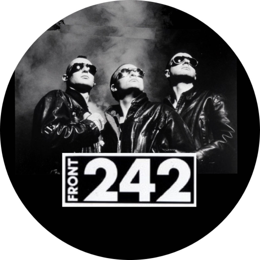 Front 242 Motiv 1 Anstecker mit Sicherheitsnadel Ø 25mm