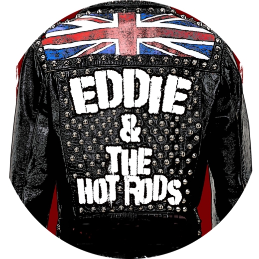 Eddie & The Hot Rods 1 Anstecker mit Sicherheitsnadel Ø 25 mm