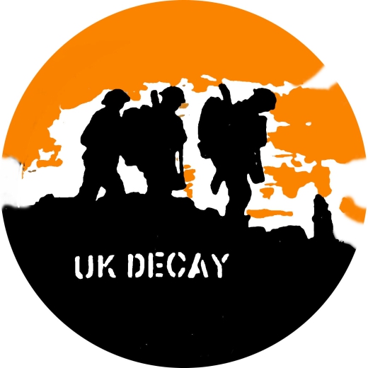 U.K. Decay UK Decay Motiv 2 Anstecker mit Sicherheitsnadel Ø 25mm