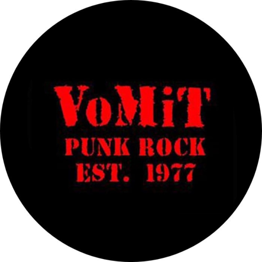 Vomit Motiv 1 Anstecker mit Sicherheitsnadel Ø 25mm