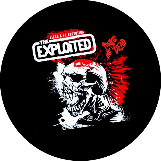 Exploited, The Exploited Motiv 3 Anstecker mit Sicherheitsnadel Ø 25mm