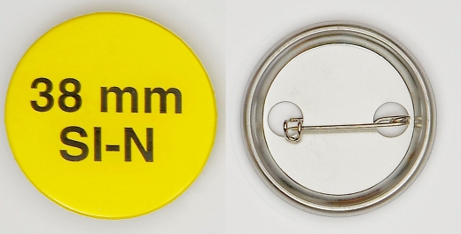 The Rolling Stoned Cannabis Marijuana Motiv 1 Anstecker mit Sicherheitsnadel Ø 38mm