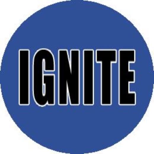 Ignite Motiv 1 Anstecker mit Sicherheitsnadel Ø 25 mm