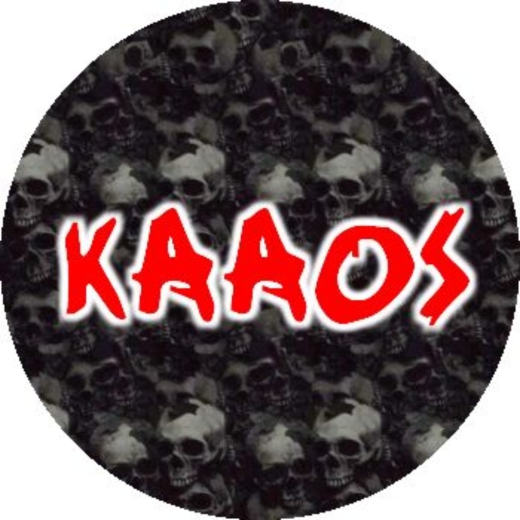 Kaaos Motiv 1 Anstecker mit Sicherheitsnadel Ø 25 mm