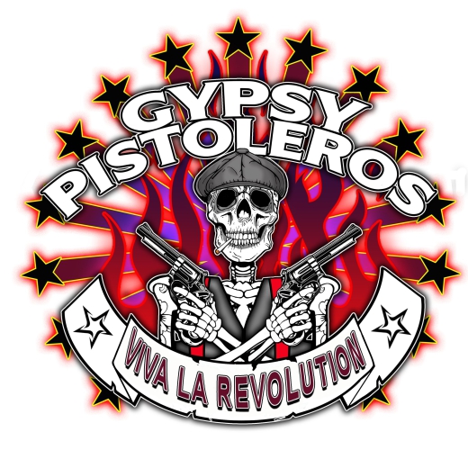 Gypsy Pistoleros Motiv 1 Anstecker mit Sicherheitsnadel Ø 25mm