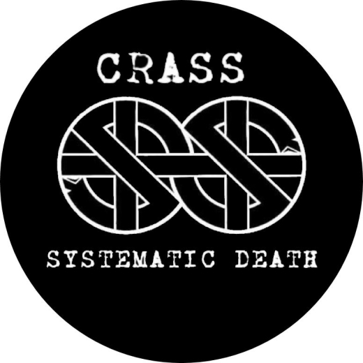 Crass Motiv W Anstecker mit Sicherheitsnadel Ø 25 mm