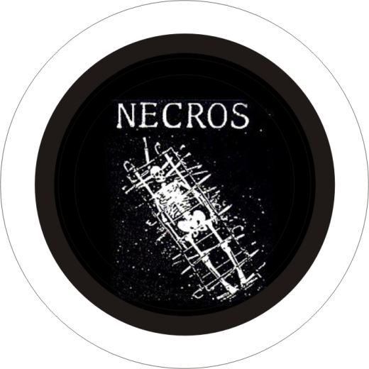 Necros Motiv 1 Anstecker mit Sicherheitsnadel Ø 25 mm