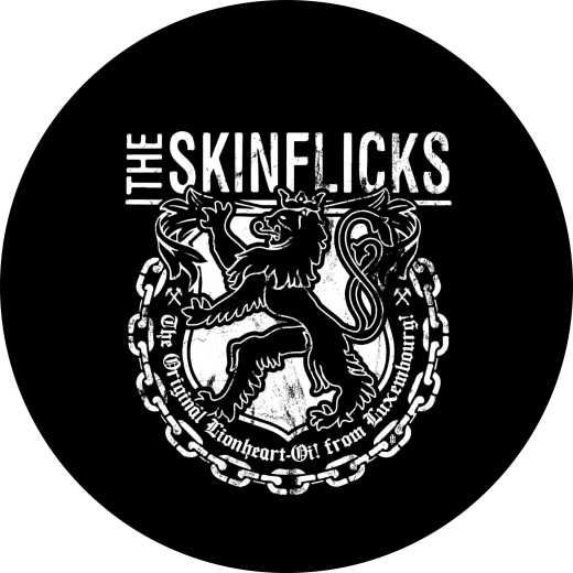 Skinflicks, The Skinflicks Motiv 1 (Luxemburg) Anstecker mit Sicherheitsnadel Ø 25 mm