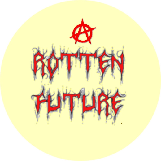 Rotten Future Motiv 1 Anstecker mit Sicherheitsnadel Ø 25 mm