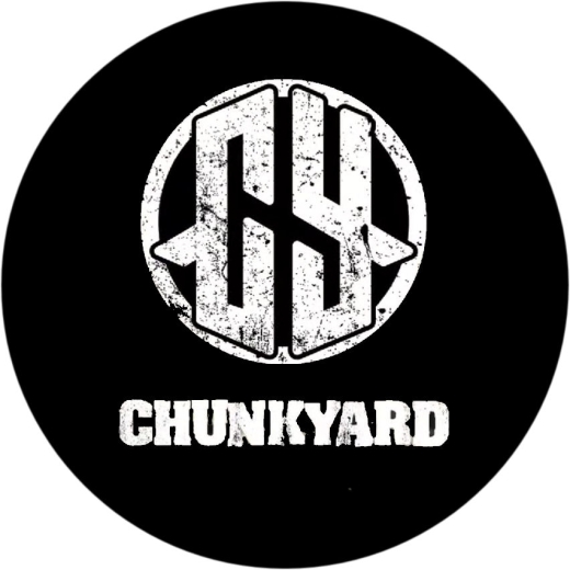 Chunkyard Motiv 1 Anstecker mit Sicherheitsnadel Ø 25 mm