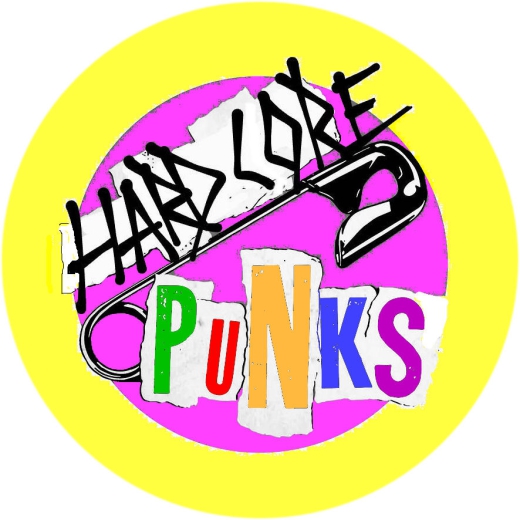 Hard Core Punks Hardcore Punks Motiv 2 Anstecker mit Sicherheitsnadel Ø 25 mm