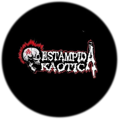 Estampida Kaotica Motiv 2 Anstecker mit Sicherheitsnadel Ø 25 mm