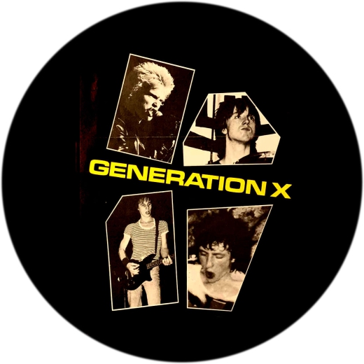 Generation X Gen X Motiv 3 Anstecker mit Sicherheitsnadel Ø 25mm