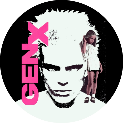 Generation X Gen X Motiv 4 Anstecker mit Sicherheitsnadel Ø 25mm