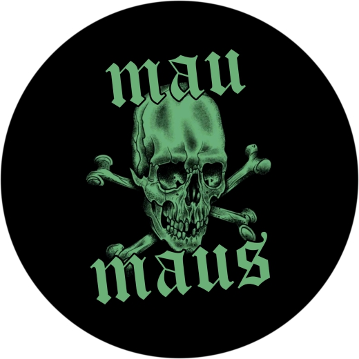 Mau Maus Motiv 2 Anstecker mit Sicherheitsnadel Ø 25 mm