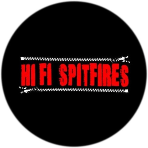 Hi Fi Spitfires Motiv 1 Anstecker mit Sicherheitsnadel Ø 25 mm
