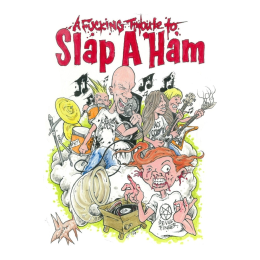 Slap A Ham Motiv 1 Anstecker mit Sicherheitsnadel Ø 25 mm