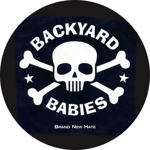 Backyard Babies Motiv 1 Anstecker mit Sicherheitsnadel Ø 25 mm