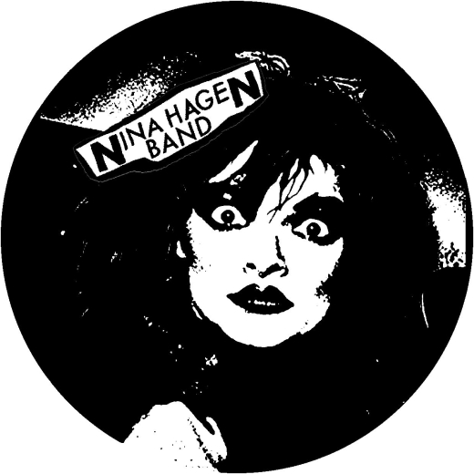 Hagen, Nina Hagen Band Motiv 3 Anstecker mit Sicherheitsnadel Ø 25 mm
