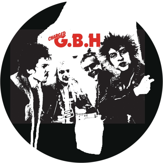 GBH Charged G.B.H. Motiv Q Anstecker mit Sicherheitsnadel Ø 25 mm