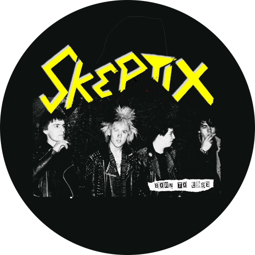 Skeptix Motiv 2 Anstecker mit Sicherheitsnadel Ø 25 mm