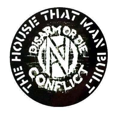 Conflict Motiv E Anstecker mit Sicherheitsnadel Ø 25mm