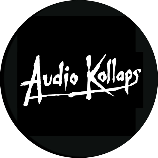 Audio Kollaps Motiv 1 Anstecker mit Sicherheitsnadel Ø 25 mm