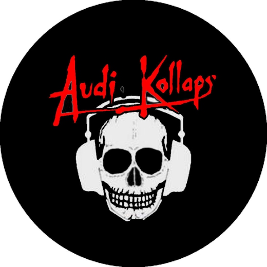 Audio Kollaps Motiv 3 Anstecker mit Sicherheitsnadel Ø 25 mm