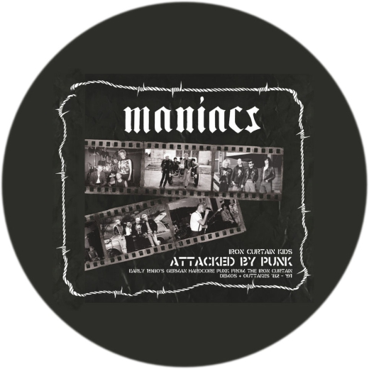 Maniacs Motiv 1 Anstecker mit Sicherheitsnadel Ø 25 mm