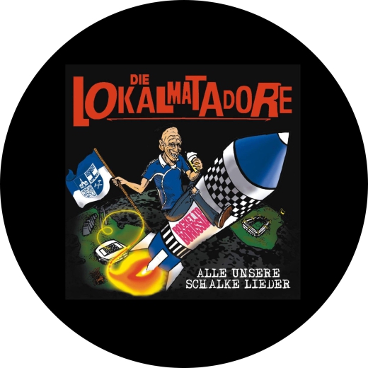 Lokalmatadore Motiv 2 Anstecker mit Sicherheitsnadel Ø 25mm