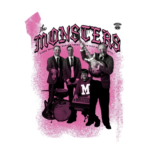 Monsters, The Monsters Motiv 4 Anstecker mit Sicherheitsnadel Ø 25mm