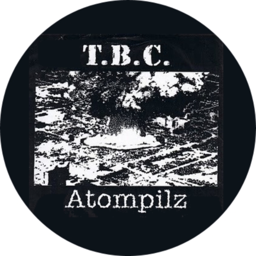 T.B.C. Tuberkolose Tubercolose Motiv 1 Anstecker mit Sicherheitsnadel Ø 25 mm