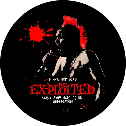 Exploited, The Exploited Motiv K Anstecker mit Sicherheitsnadel Ø 25mm