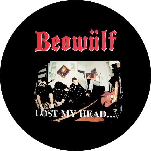 Beowülf Motiv 1 Anstecker mit Sicherheitsnadel Ø 25 mm