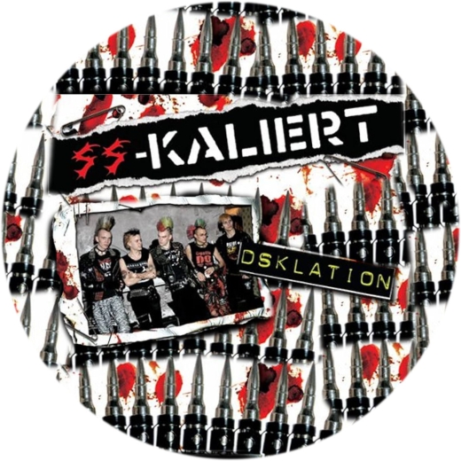 SS-Kaliert Motiv 1 Anstecker mit Sicherheitsnadel Ø 25 mm