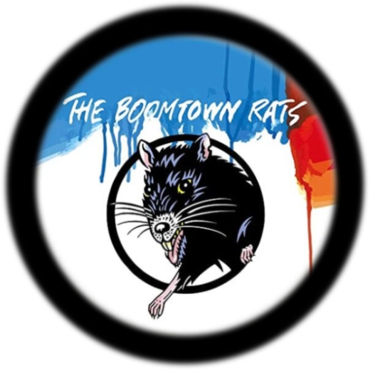 Boomtown Rats Motiv 2 Anstecker mit Sicherheitsnadel Ø 25mm