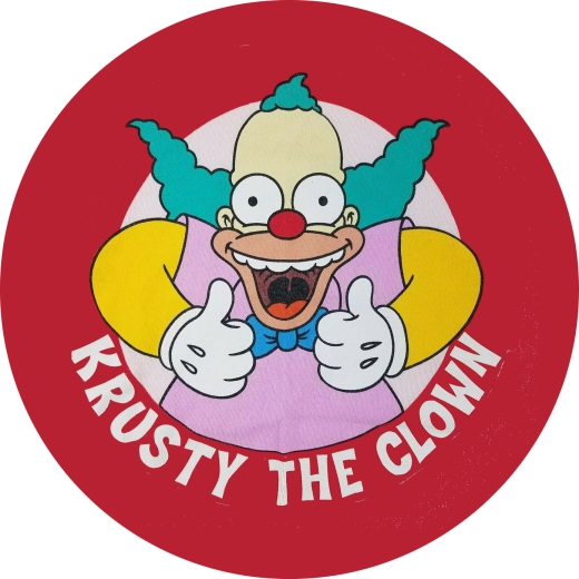 Krusty The Clown The Simpsons Motiv 1 Anstecker mit Sicherheitsnadel Ø 25 mm