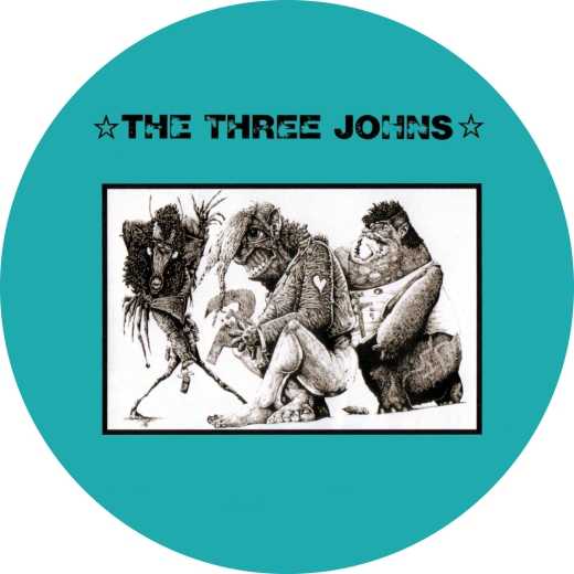 Three Johns, The Three Johns Motiv 3 Anstecker mit Sicherheitsnadel Ø 25 mm