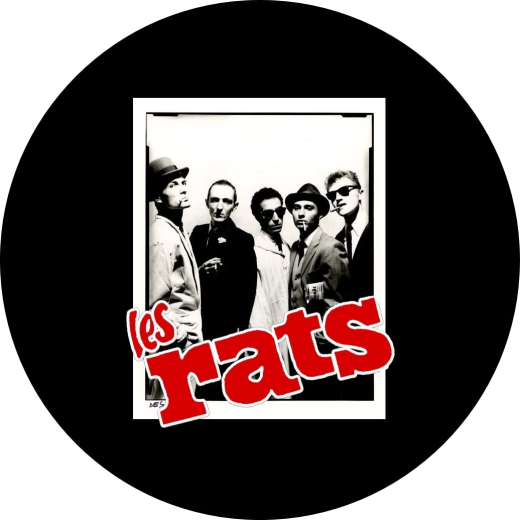 Les Rats Motiv 1 Anstecker mit Sicherheitsnadel Ø 25 mm