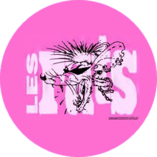 Les Rats Motiv 2 Anstecker mit Sicherheitsnadel Ø 25 mm