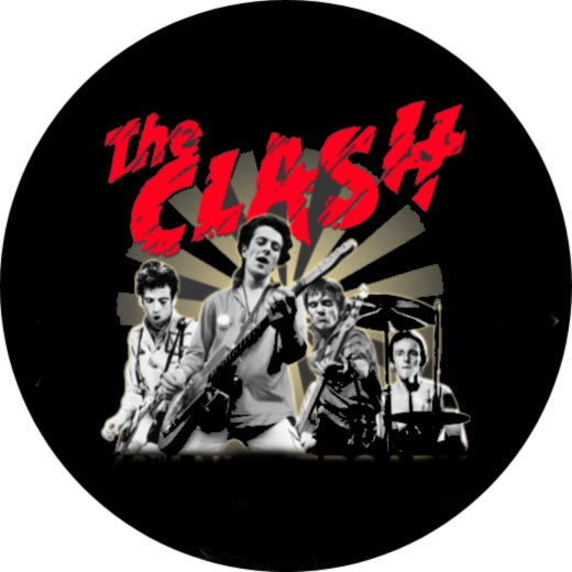 Clash, The Clash Motiv 07 Anstecker mit Sicherheitsnadel Ø 25mm